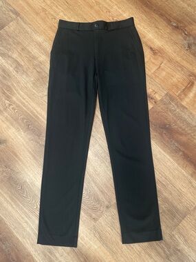 State And Liberty Mens Stretch Tapered Pants 29 Black Nylon Blend Golf Casual #